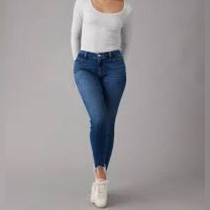 AE High Rise Crop Jeans